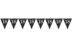 Pennant Banner 18 Sparkling Celebrations Gold Foil 396.2 x 21.5 cm