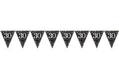 Pennant Banner 30 Sparkling Celebrations Gold Foil 396.2 x 21.5 cm
