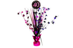 Spray Centrepiece 40 Sparkling Celebration - Pink Foil / Paper 45.7 cm
