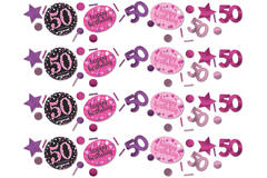 Confetti 50 Sparkling Celebration Pink Foil / Paper 34 g