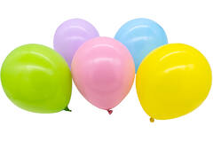 5 Latex Balloons LED assorted 27.5 cm / 11"