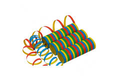 10 Streamers Stripes Flame Retardant Paper 0.7 x 400 cm