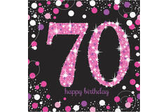 16 Napkin Pink Celebration 70 33 x 33 cm
