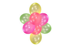 10 Latex Balloons Neon assorted 27.5 cm / 11"