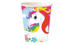 8 Cups Unicorn Paper 250 ml
