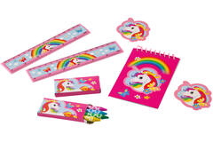 Stationary Favour Set Unicorn Paper / Plastic Pencils 20 Pieces