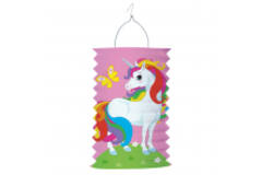 Drop Lantern Unicorn Paper 28 cm