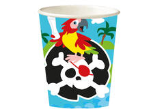 8 Cups Pirate Paper 250 ml