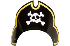 8 Party Hats Pirate Paper 27.6 x 12.1 cm