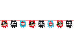 Pennant Banner Pirate Plastic 400 x 16 cm