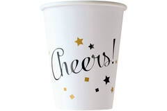 8 Cups Golden Wishes Paper 250 ml
