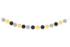 Garland Golden Wishes Paper 170 cm