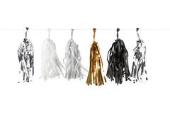 Garland Tassel Golden Wishes Paper 400 cm