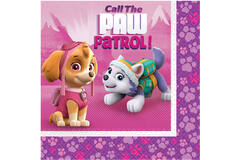 20 Napkins Pink Paw Patrol 33 x 33 cm