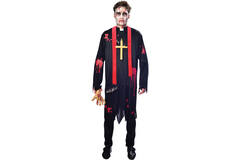 Adult Costume Zombie Vicar Size XXL