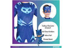 Child Costume PJ Masks Good Catboy Age 3 - 4 Years