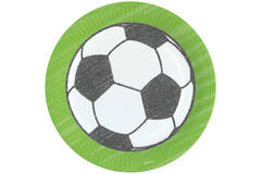 8 Plates Kicker Party Round Paper 23 cm