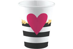 8 Cups Everyday Love Big Heart Paper 250 ml