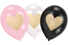 6 Latex Balloons Everyday Love 22.8 cm / 9"