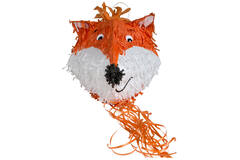 Pull Pinata Fox & Beaver Paper / Plastic 26.5 x 32.2 x 34.5 cm