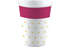 8 Cups Everyday Love Small Hearts Paper 250 ml