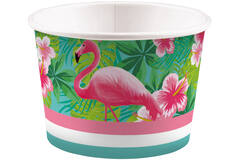 8 Ice Bowls Flamingo Paradise Paper 270 ml
