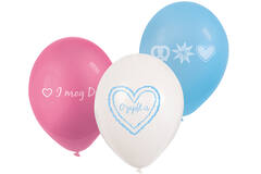 6 Latex Balloons Bierfest 22.8 cm / 9"