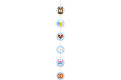 4 String Decorations Bierfest Paper 130 cm