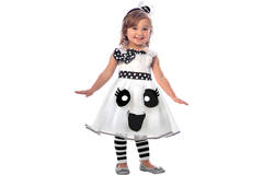 Child Costume Cute Ghost Age 4 - 6 Years