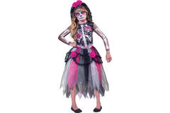 Child Costume Day of The Dead Spirit Age 10 - 12 Years
