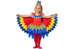 Child Costume Pretty Parrot Age 5 - 6 Years