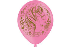 6 Latexballoons Magical Unicorn All Round Printed 27.5 cm / 11"