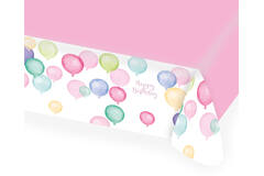 Tablecover Happy Birthday Pastel Paper 115 x 175 cm