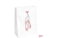 4 Paper Bags with Stickers Little Dancer 14.7 x 21 cm