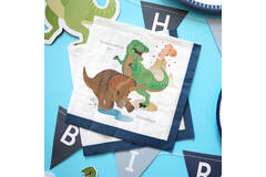 20 Napkins Happy Dinosaur 33 x 33 cm