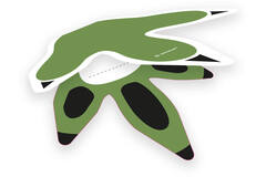 8 Placecards Happy Dinosaur Paper 8.5 x 9.8 cm