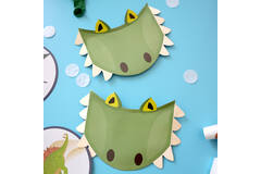 8 Party Caps Happy Dinosaur Paper 11.2 x 13.7 cm