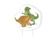 Character Candle Happy Dinosaur Height 10 cm