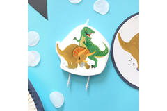 Character Candle Happy Dinosaur Height 10 cm