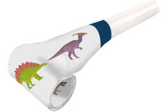 8 Blowouts Happy Dinosaur Plastic / Paper 30 cm
