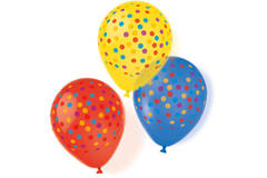 10 Latex Balloons Confetti Party 27.5 cm / 11"