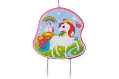 Character Candle Unicorn Height 9 cm