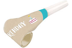 8 Blowouts My Birthday Party Plastic / Paper 30 cm