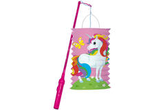 Lantern Kit Unicorn Paper / Plastic 28 cm / 40 cm