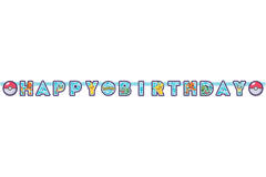 Letter Banner Pokemon Paper 218 x 12 cm