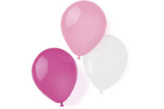 8 Latex Balloons Hot Pink 25.4 cm / 10"