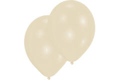 10 Latex Balloon Standard Vanilla Cream 27.5 cm / 11"