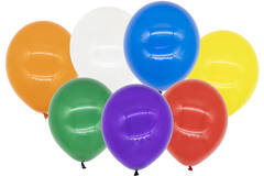 10 Latex Balloons Crystal assorted 27.5 cm / 11"