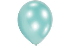 25 Latex Balloons Pearl Robin's Egg Blue 27. 5cm / 11"