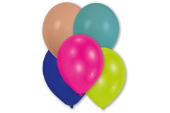 50 Latex Balloons Standard assorted 27.5 cm / 11"